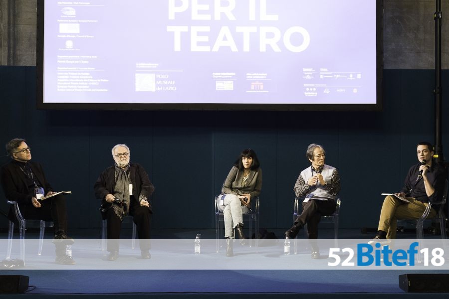 Panel diskusija 50 godina BITEF-a u Rimskoj palati venecija, u okviru "Pri Europa"